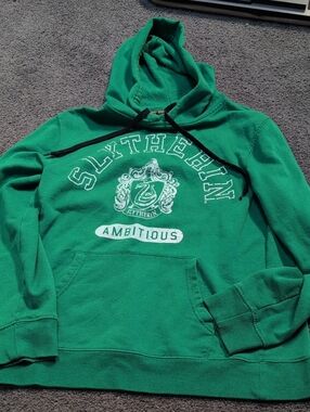 Warner Bros. Slytherin Green Hooded Sweatshirt